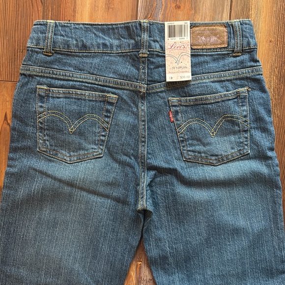 LEVI’S 517 STRETCH Flare Jeans Adjustable Waistband girls size 10 1/2 plus - Picture 6 of 8